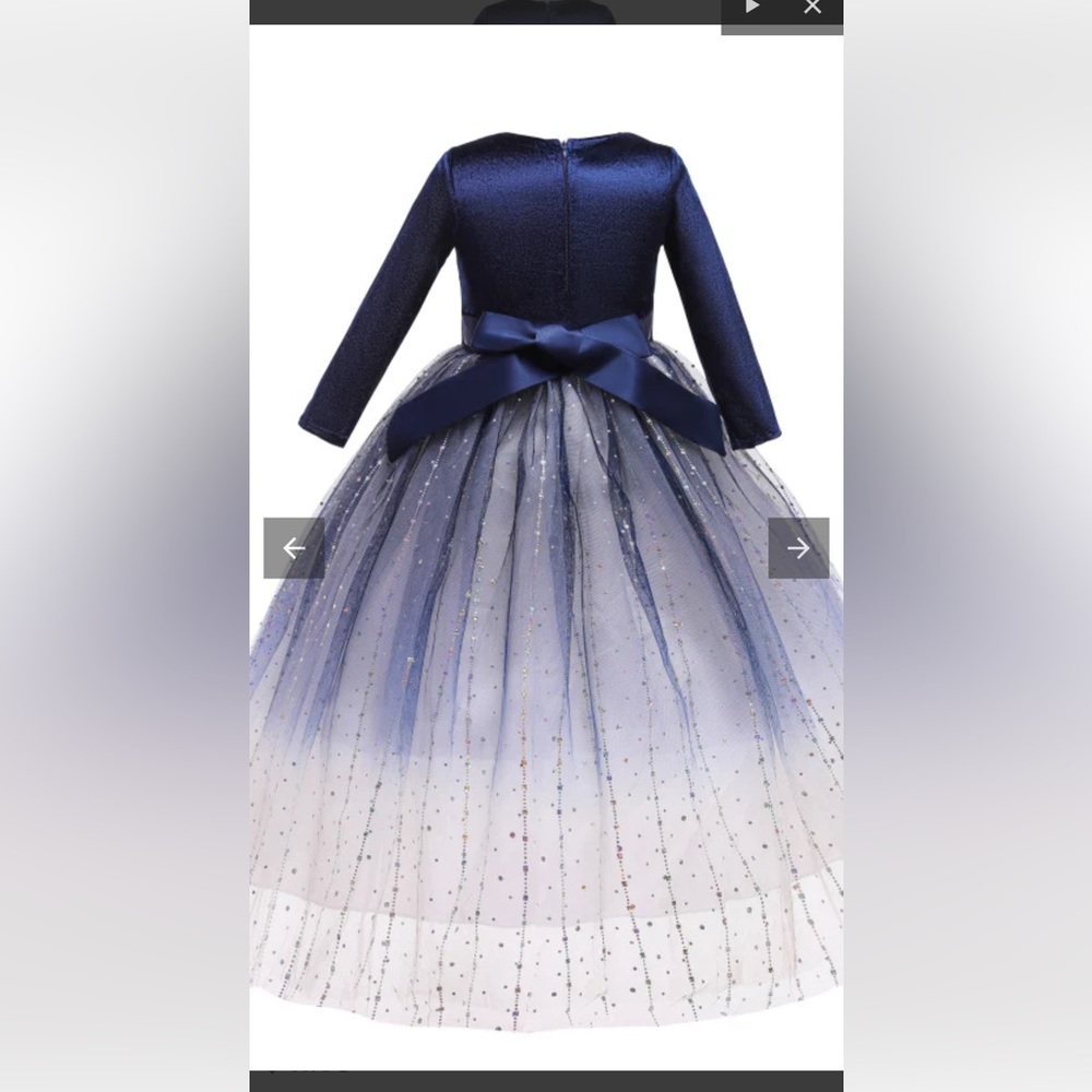 Long Sleeve Toddler Formal Dress